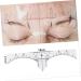 Mikinona Scale Ruler 10pcs Set Makeup Ruler Microblading Eyebrow Ruler Eyebrow Guide Measure Tool Stickers Make up Makeup Gadgets - Buy Online on GoSupps.com