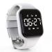 LED Kids Multifunction Steps Counting Watch, Digital Watch, Non-Bluetooth Pedometer Watch, Stopwatch, Alarm Clock, Calories for Women Children Girls Boys White