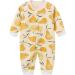 MAMIMAKA Cotton Footed Pajamas for Newborn Boys & Girls | 0-3 Months | Long Sleeve | L-Color - Buy Online on GoSupps.com