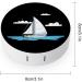 Portable Sailboat Contact Lens Travel Kit | Cute Contact Box with Mirror for Daily Outdoor Use - Buy Online on GoSupps.com