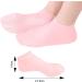 Silicone Moisturizing Socks for Women Foot Mask Peel Socks for Dry Cracked Feet and Hard Skin Removal Gel Socks for SPA Beach Gift (Pink) - Buy Online on GoSupps.com