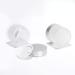 12 Pack 60ml Matte Clear Glass Jars with Silver Lids - Travel Containers for Cosmetics, Makeup, Eye Shadow, and Face Cream - Buy Online on GoSupps.com