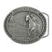 Indiana Metal Craft Kentucky Derby Churchill Downs Horse & Jockey Pewter Belt Buckle
