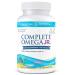 Nordic Naturals Complete Omega-3 JR 283mg Omega-3 for Kids Lemon Flavor with EPA and DHA 90 Soft Capsules Lab Tested Soy Free Gluten Free Non-GMO