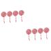 Zerodeko 8 Pcs Christmas Lollipops Christmas Tree Hanging Decor Xmas Party Lollipop Decor Christmas Hanging Candy Cane Xmas Hanging Candy Ornaments Xmas Pendant Red Crutch Plastic Modeling Red Whitex2pcs 12X5.5CMx2pcs