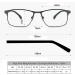 Riccie Photochrome Men's Reading Glasses - UV Protection Metal Frame Aspherical Resin Diopter +0.25 to +3.0 - Perfect for Outdoor Use - Buy Online on GoSupps.com