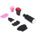 Dekaim Nail Art Stamp Scraper Set Dekaim Nail Art Scraper Stamping Plate Double Ended Stamper 7-teiliges Set Manik re-Werkzeug