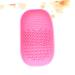 FRCOLOR 2 pcs Portable Makeup Brush Cleaner Bowl & Silicone Cleaning Mat - Pink Makeup Cleaning Tools - Buy Online on GoSupps.com