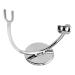 Curved Polished Shaving Stand Set - 5 Piece Argent - Premium Grooming Essentials for Men - Buy Online on GoSupps.com