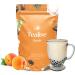 Tealise Instant Bubble Tea Peach Gift Box with Black Tapioca Straw kit Bubble Tea kit 6-servings - Buy Online on GoSupps.com