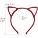 24-Piece Cat Ears Hair Headband Set for Girls and Adults - Fluffy Hair Hoop in 24 Colors for Parties and Daily Wear - Buy Online on GoSupps.com