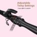 Buy Adjustable Ceramic Curling Iron Wand - Fast Heating Digital Display Auto Shut Off | International Shipping - Buy Online on GoSupps.com