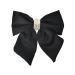 Black Bow Hair Clip for Women Girls Satin Hair Bow Clip for Girls French Barrette Hair Clip Hair Accessories for Women Girls Rhinestone Bow Hair Clips for Women Girls Ribbon Bowknot Hair Clip