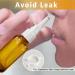 Buy 6Pcs Amber Glass Nasal Spray Bottles 1oz (30ml) - Includes Funnel Dropper & Labels - Refillable Fine Mist Spray for Convenient International Shipping - Buy Online on GoSupps.com