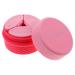minkissy 1 Set Cream box cream jar with sealed lid silicone cream jar travel container for cream face cream pot silicone makeup containers salve jar Storage Box Miss Silica gel lips 6.5X6.5X4.5CM Pink