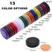 6pcs 26mm Black Magnetic Coat Buttons | Invisible Hidden Sewing Snaps for Clothing & Bags | Washable Nylon with Magnets Inside - Buy Online on GoSupps.com