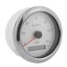 ABS + PVC + stainless steel speed meter for boats 85mm / 3.35 inch GPS speedometer display 0-60 MPH / H LCD display with adjustable backlight for motorhome boats 9-32 V DC (white)