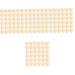Safigle 200 Stk Log Color Peach Cherz Spacer Bear Spacer-Kreis-Perlen Rustic farmer's beads Haborous accessories to make your own pearls to tinker child wooden manual heart-shaped pearls