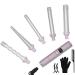 Hair Curler 5 in 1 Curling Iron Wand Set Ceramic Barrels Instant Heat Up LCD Temperature Adjustment Hair Styler Nourishes Hair