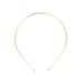 Lurrose 4 Pcs Gold Metal Headband Double Metal Headband Simple Headbands Wire Headband for Women Wedding Hair Band Elastic Metal Hairband for Girls Golden