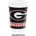 University of Georgia 20 oz. Plastic Cups - 24 ct | Officially Licensed by Creative Converting - Buy Online on GoSupps.com