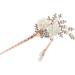 Minkissy 1PC Flower Pearl Hair Chopstick Alloy Hair Pin Chopsticks with Tassel Vintage Hair Stick for Girls Women - Buy Online on GoSupps.com
