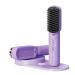 Mini Cordless Hot Comb Straightening Brush for Women Portable Straightening Brush with Negative Ion Hot Comb Hair Straightener for Travel Type-C Charging Port Anti-Scald