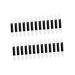 Housoutil 100pcs Sponge Eyeshadow Brush Eye Shadow Applicator Makeup Brush Miss Eye Shadow Stick Major M White