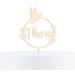 Alsino Eco-Friendly Personal Cake Topper - Custom Heart Design for Weddings Birthdays Baptisms & More (LA-190) - Buy Online on GoSupps.com
