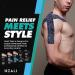 Heali Precut Kinesiology Tape Infused with Magnesium & Menthol - Roll - 20 Strips - 2" x 10" (5cm x 25cm) - Synthetic Silk Latex Free Strong Adhesive to Last 4-7 Days -Splatter Paint Design - Buy Online on GoSupps.com