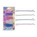 48 Glitter Hair Grips Pink Purple Blue and Silver Bobby Pins