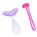 Rasoir Pour Femme Cheveux Parties Intimes Silicone L ger Glisse Contours Usage Quotidien 9x2.3cm Couleur Assortie