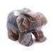 Ouubuuy elephant statue elephant gemstone Heilstein figures crystal elephant stone gemstone elephant figure crystals for healing Indian agate