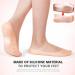 Moisturizing Silicone Gel Socks | Reusable Soft Heel Cushion Sleeve Protector for Ultimate Comfort - Buy Online on GoSupps.com