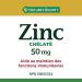Nature's Bounty Chelated Zinc 50mg Supports Immune Function and Maintain Body's Ability to Metabolize Nutrients Maintains Healthy Skin and Bones 200 Caplets - Buy Online on GoSupps.com