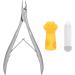 Cuticle Nippers Stainless Steel Ergonomic Handle Dead Skin Removal Manicure Cuticle Scissors Easy Trimming for Home Use - Buy Online on GoSupps.com