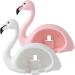 Cabilock 8 STK Flamingo Toothpaste & Toothbrush Holder - Bathroom Wall Organizer & Sterilization Rack | Automatic ABS Bathroom Decor - Buy Online on GoSupps.com
