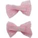 Topkids Accessories 2pc Hair Bows Set Stylish Fashion Cute Bow Hair Clips Alligator Beak Bow Hair Slides Party Festival Hair Accessories Girls Children's Women's Wedding (Pink Glitter) - Buy Online on GoSupps.com
