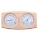 ZAMETTER Sauna Measuring Instruments Wooden Sauna Thermometer 2-in-1 Wooden Sauna Thermometer Hygrometer 23.5 * 13 * 3 cm 1234959087