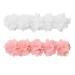 Zokjsw baby girls children's headband hair band flower front belt hair band hair bands princess blind flowers hair accessories floral newborn (white pink)