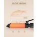 Hair Waver 3 Barrel Curling Iron | Ceramic Tourmaline Hair Crimper with Digital Display & Dual Voltage - International Shipping Available - Buy Online on GoSupps.com