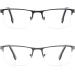 MMOWW 2-Pack Reading Glasses for Men - Blue Light Filter Metal Frames Spring Hinge Black & Gray (1.0x) - Stylish Reading Aids - International Shipping Available - Buy Online on GoSupps.com