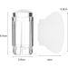 Benoon Nail Art Stamp Tool - Removable Silicone Seal & Scrapers for Perfect Manicure International Shipping - Buy Online on GoSupps.com
