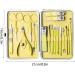 Nail Clipper Set Household Stainless Steel Tweezers Nail File Nail Clippers Pedicure for Men and Women Yellow - Buy Online on GoSupps.com