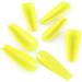 Brishow Coffin False Nails - Long Yellow Stick on Nails for Women and Girls - Buy Online on GoSupps.com