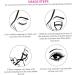 Eyelash Curlers with Comb Stainless Steel Lash Curler Quick Eye Makeup Accessory with 5 Replacement Refills for Women Girl - Buy Online on GoSupps.com