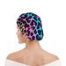 Leopard Print Cheetah Animal Skin Shower Cap for Women - Reusable Double Layers Waterproof Hair Protector - Stretchy Adjustable Neon Cap for Long Hair - Buy Online on GoSupps.com