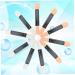 Mikinona Double Ended Makeup Brush 50pcs Beauty Sponge Eye Shadow Applicator Double Sided Cosmetics Eye Shadow Brush Miss Mix - Buy Online on GoSupps.com