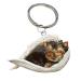 Car Pendant Cute Sleeping Dog Angel Car Key Pendant for Dog Lovers Moms Car Hanging Ornament Windows Decor Ornament Sleeping Angel Animal Pet Dog Lover Car Rear View Mirror Accessories Yorkshirerrier-1 unit size