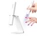 UV Light for Gel Nails Denabuty Mini U V LED Nail Lamp Handheld with Stand Portable Nail Dryer Rechargeable USB Cordless Nail Light with 2 Timers for Fast Drying (White)
